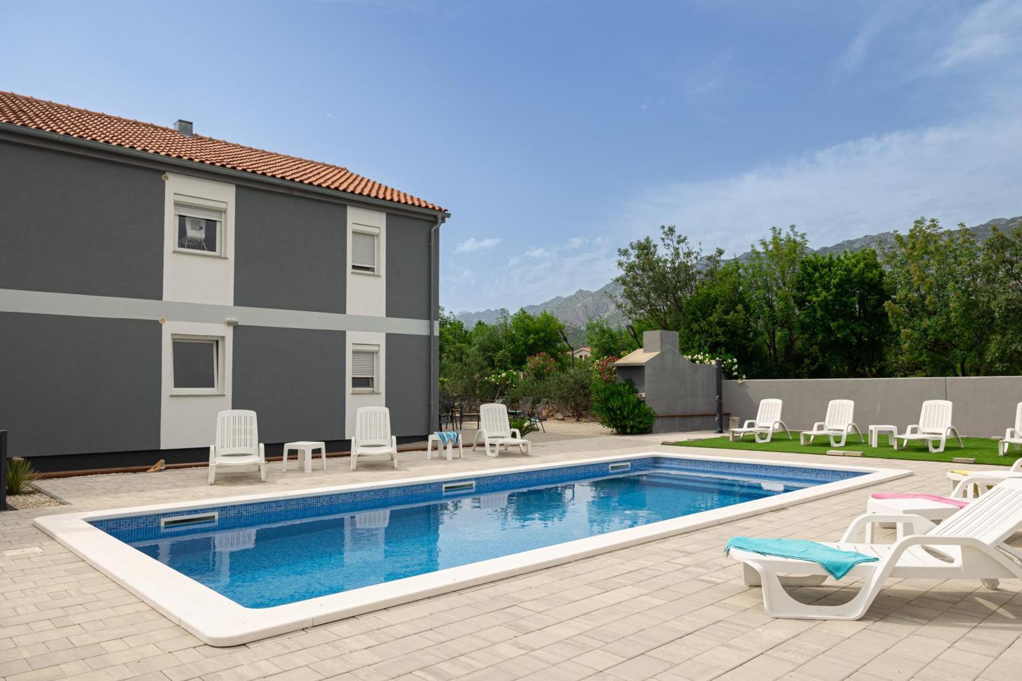 Apartments Zanic With Private Swimming Pool And Sea View Starigrad Exterior photo
